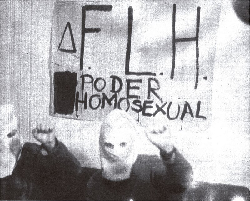 foto del frente de liberacion homosexual